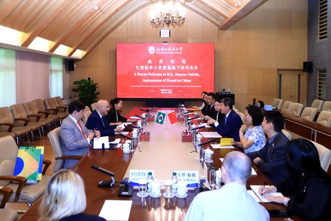 巴西驻华大使高望访问澳门百利宫官网最